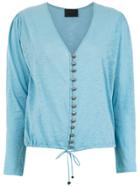 Andrea Bogosian Buttoned Blouse - Blue