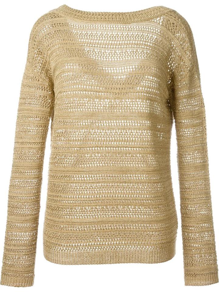 Ermanno Scervino V-neck Knitted Top