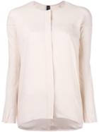 Zero + Maria Cornejo 'tanu' Shirt, Women's, Size: 4, Nude/neutrals, Silk/spandex/elastane