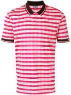 Lanvin Classic Stripe Polo Shirt - Red