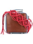 Marni Macramé Strap Shoulder Bag - Blue