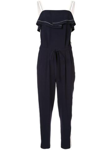 Comme Moi Track Jumpsuit - Blue