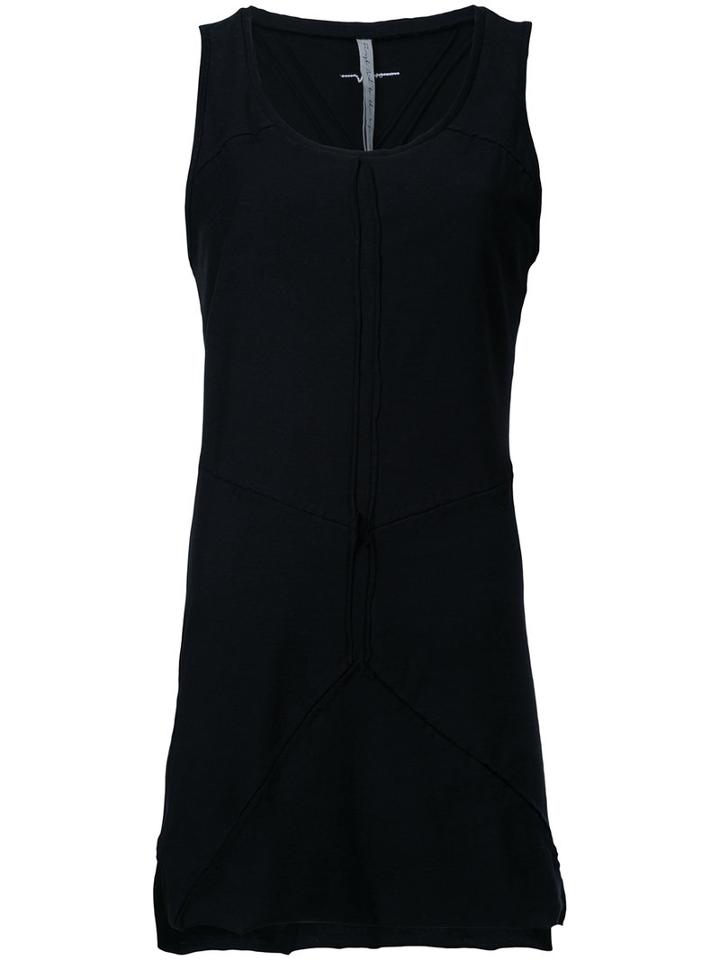 First Aid To The Injured - Sphenoid Tank Top - Women - Cotton - 5, Black, Cotton