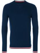 Ron Dorff Eyelet Edition Piqué Jumper - Blue
