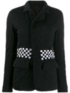 Haider Ackermann Checkered Waistband Jacket - Black
