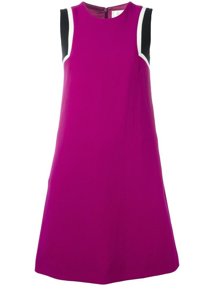 Goat 'dolly' Dress, Women's, Size: 12, Pink/purple, Wool/acetate/polyester