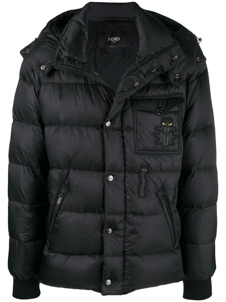 Fendi Puffer Jacket - Black
