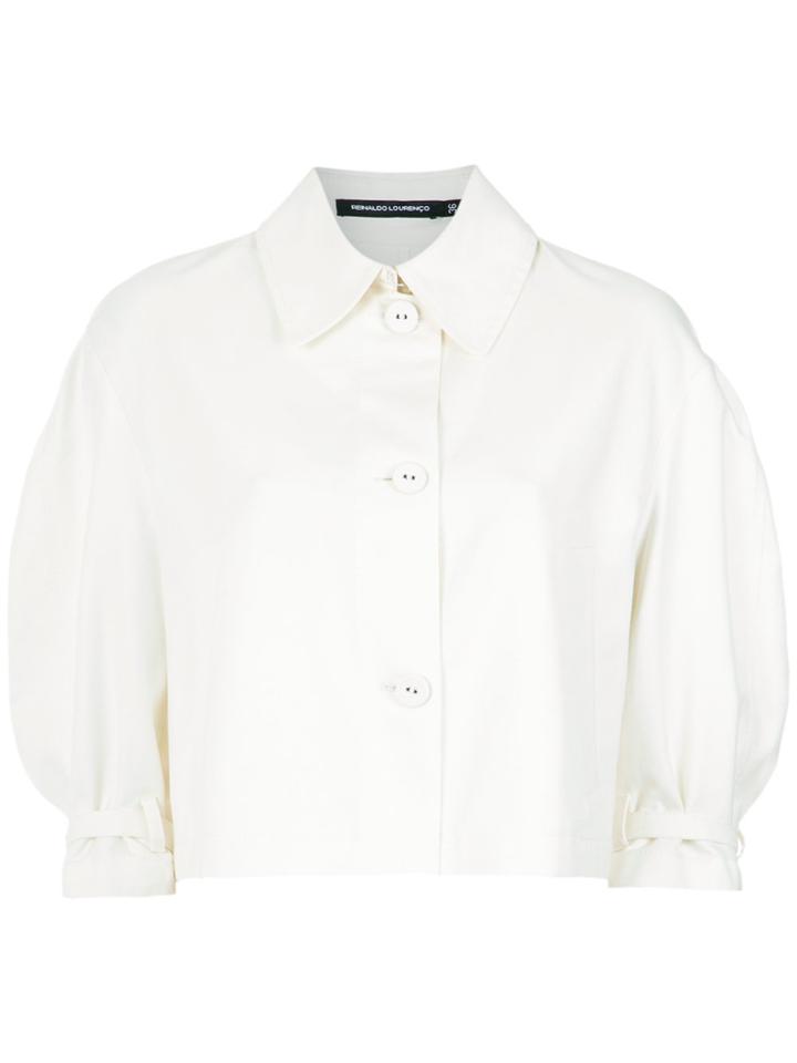 Reinaldo Lourenço Cropped Jacket - White