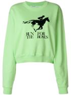 Off-white Run For The Roses Sweater - Green