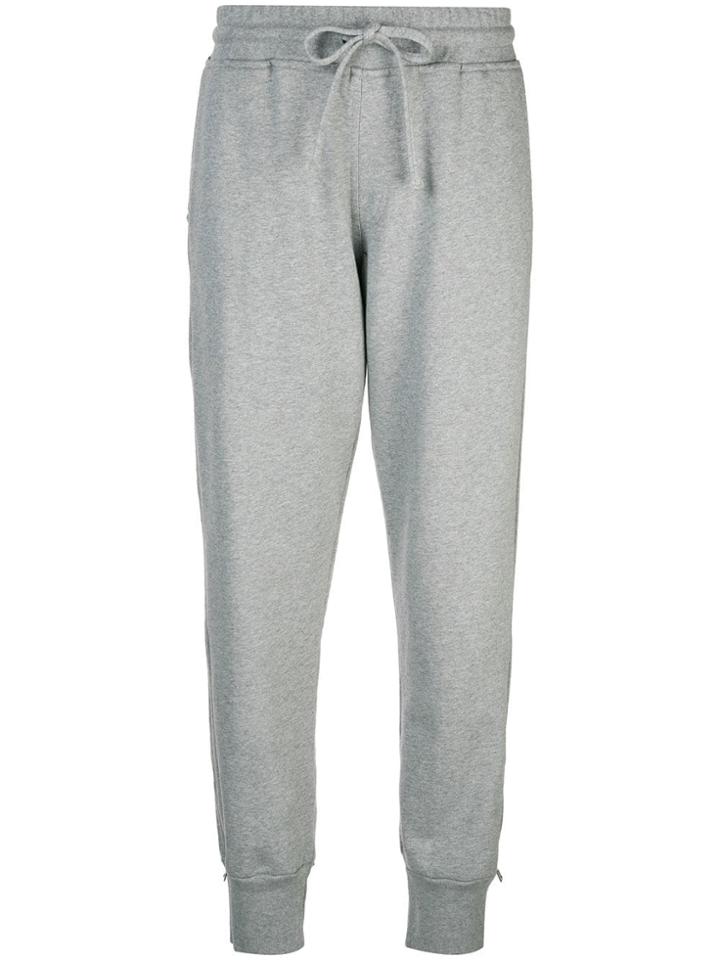 Rta Zip Detailed Jogging Bottoms - Grey