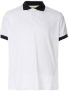 Versace Jeans Tonal Logo Polo Shirt - White