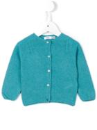 Knot - Cable Knit Detail Cardigan - Kids - Polyamide/viscose/cashmere/merino - 9 Mth, Infant Girl's, Blue