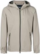 Herno Zipped Hooded Jacket - Neutrals
