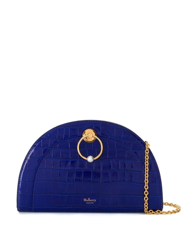 Mulberry The Crescent Shoulder Bag - Blue