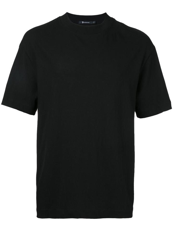 T By Alexander Wang Classic T-shirt, Men's, Size: Small, Black, Cotton