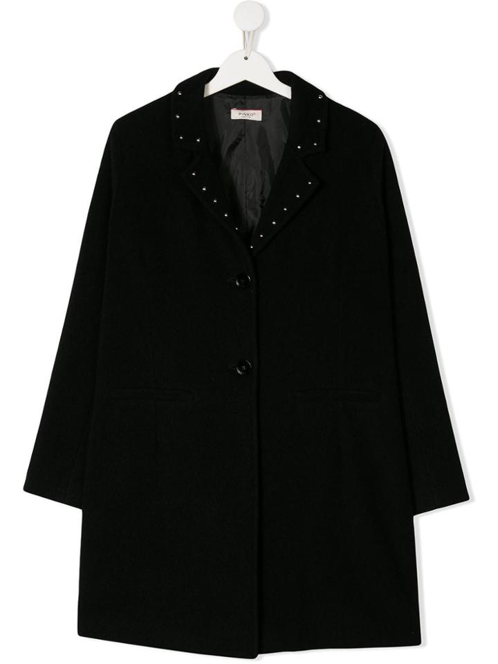 Pinko Microstud Coat - Black