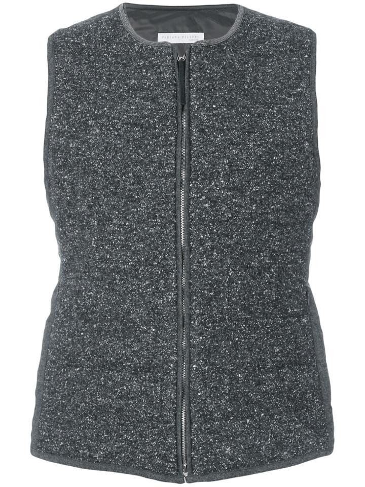 Fabiana Filippi Padded Gilet - Grey