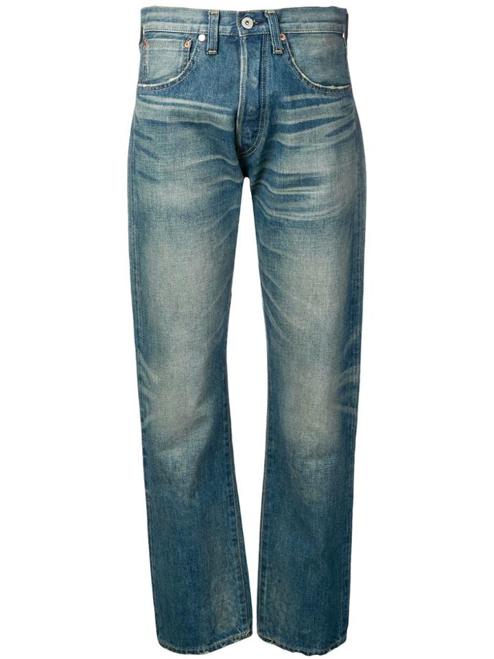 Junya Watanabe Relaxed Fit Denim Trousers - Blue