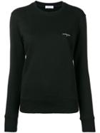 Ih Nom Uh Nit Loose Long-sleeved Sweatshirt - Black