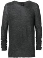 Lost & Found Ria Dunn - Classic Fitted Sweater - Men - Nylon/alpaca - M, Grey, Nylon/alpaca