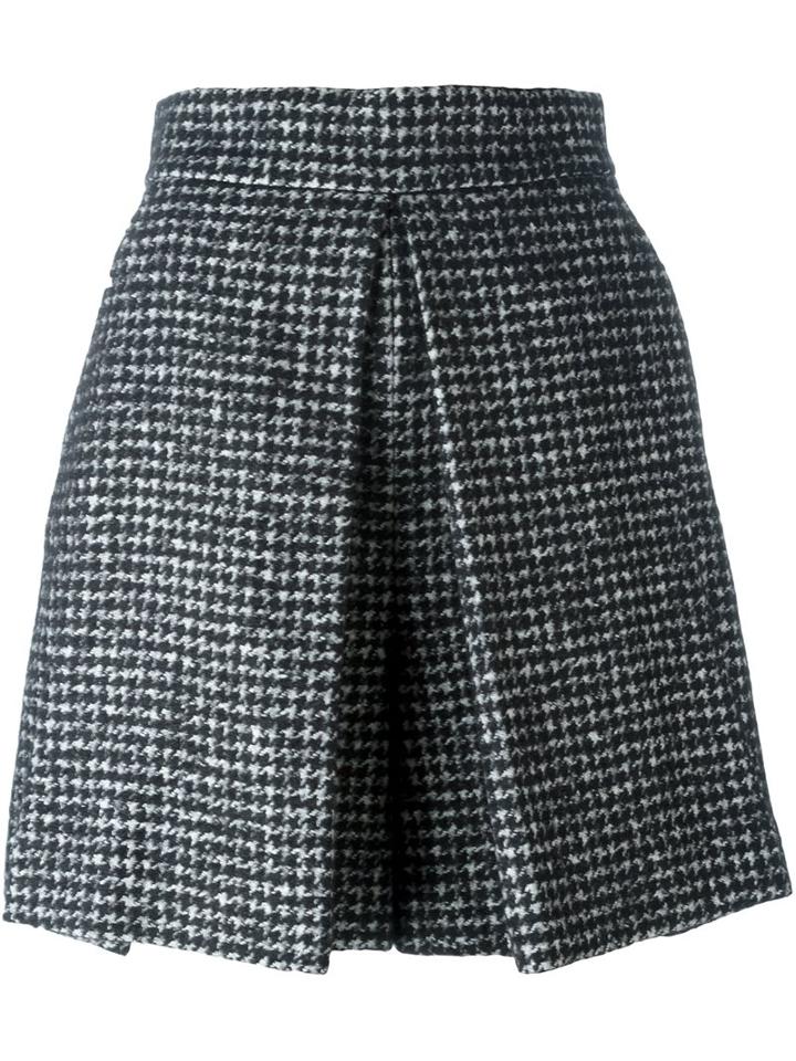 Dolce & Gabbana Herringbone Tweed Skirt