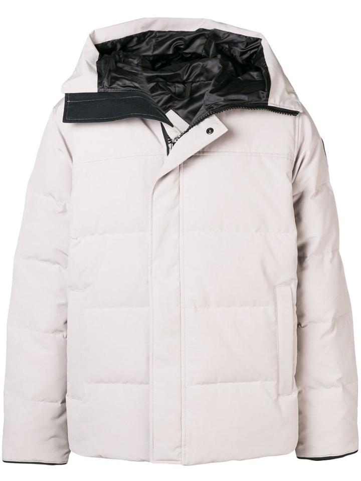 Canada Goose Padded Hooded Jacket - White
