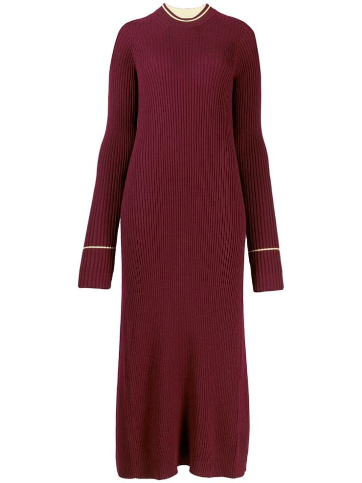 Maison Margiela Open-back Knitted Top - Red