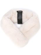 Yves Salomon Army Scarf - White