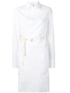 A.f.vandevorst Tie Waist Shirt Dress - White