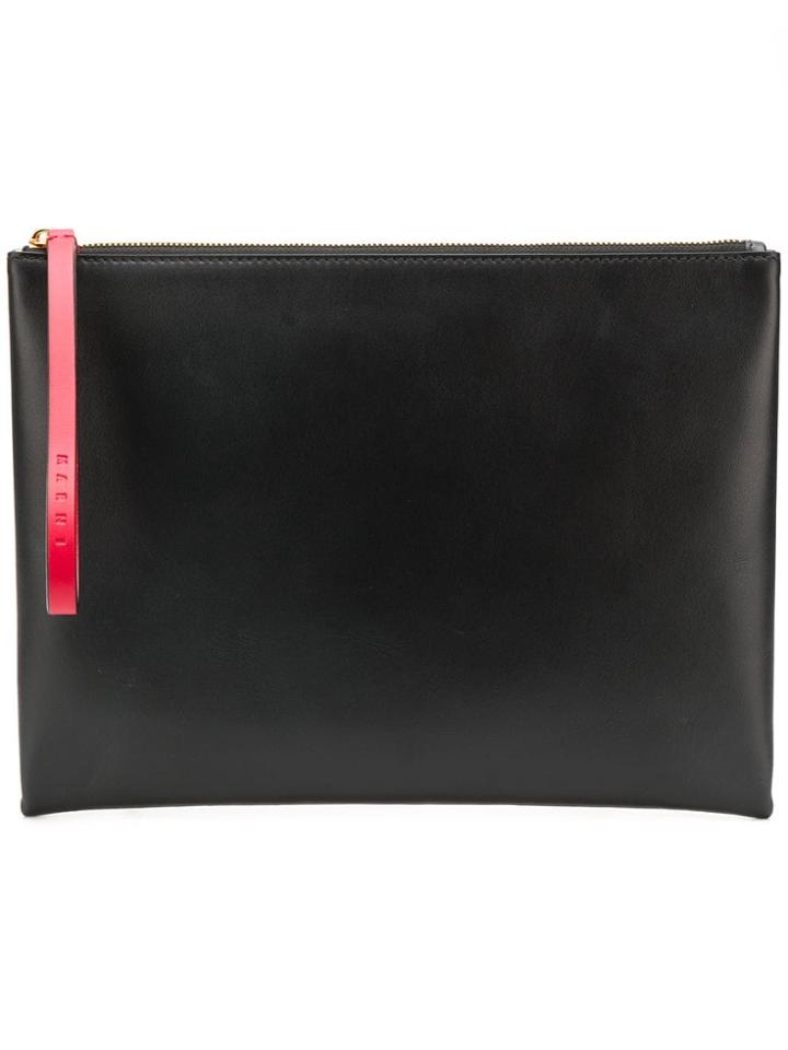 Marni Block Colour Large Pouch - Brown