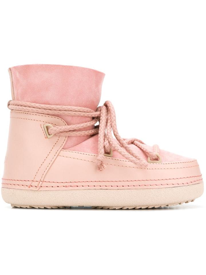 Inuiki Winter Ankle Boots - Pink & Purple