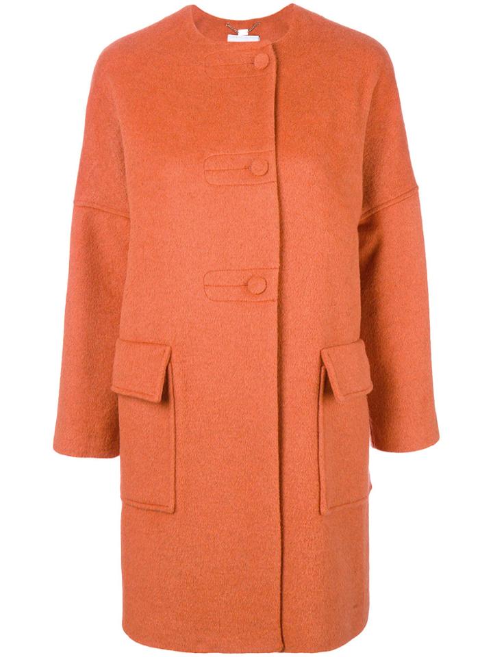 Blugirl Dropped Shoulder Coat - Yellow & Orange