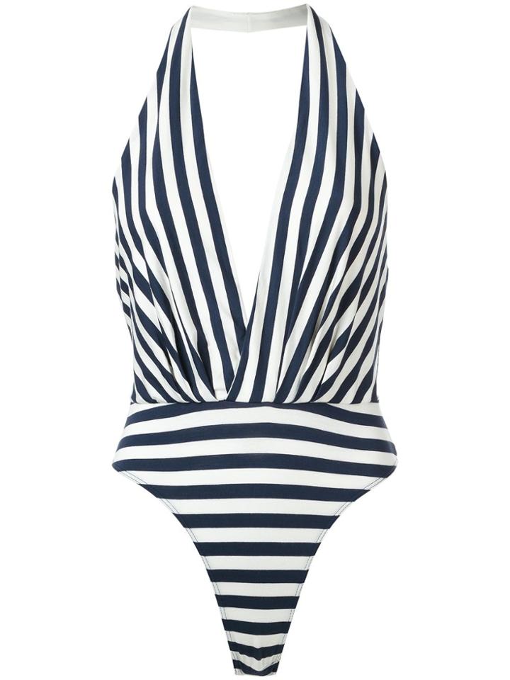 Tufi Duek Halterneck Bodysuit - White