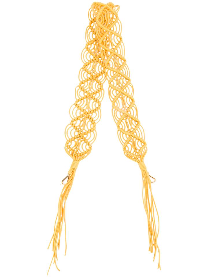 Marni Macrame Bag Handle - Yellow & Orange