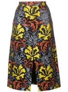 Derek Lam Pencil Skirt With Front Slit - Black