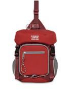 Burberry Logo Print Leo Belt Bag - Red