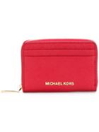 Michael Michael Kors Jet Set Zip-around Wallet - Red