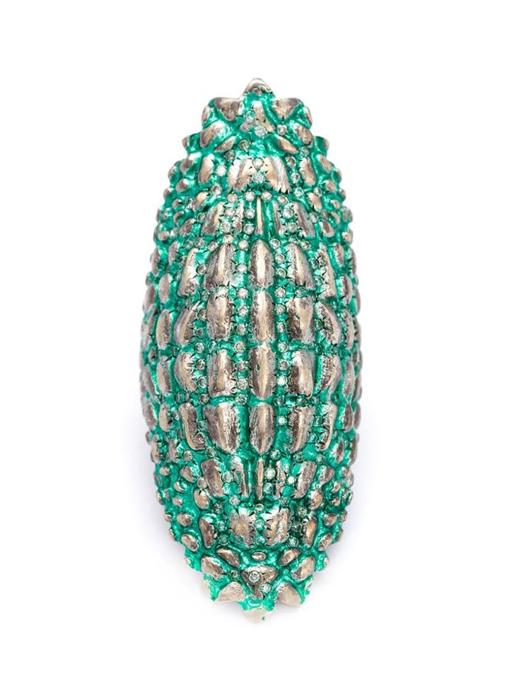 Venyx 'lady Caiman' Ring - Metallic