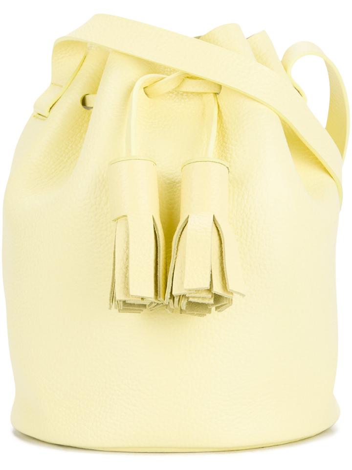 Building Block Mini Bucket Shoulder Bag - Yellow & Orange