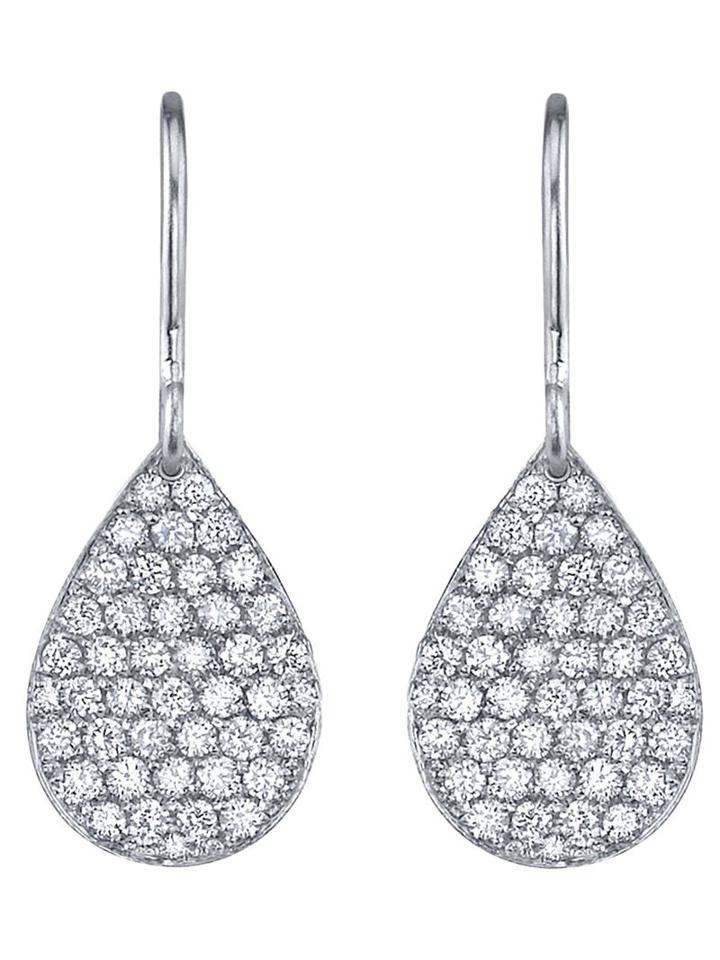 Irene Neuwirth Pear Drop Diamond Earrings, Women's, Metallic