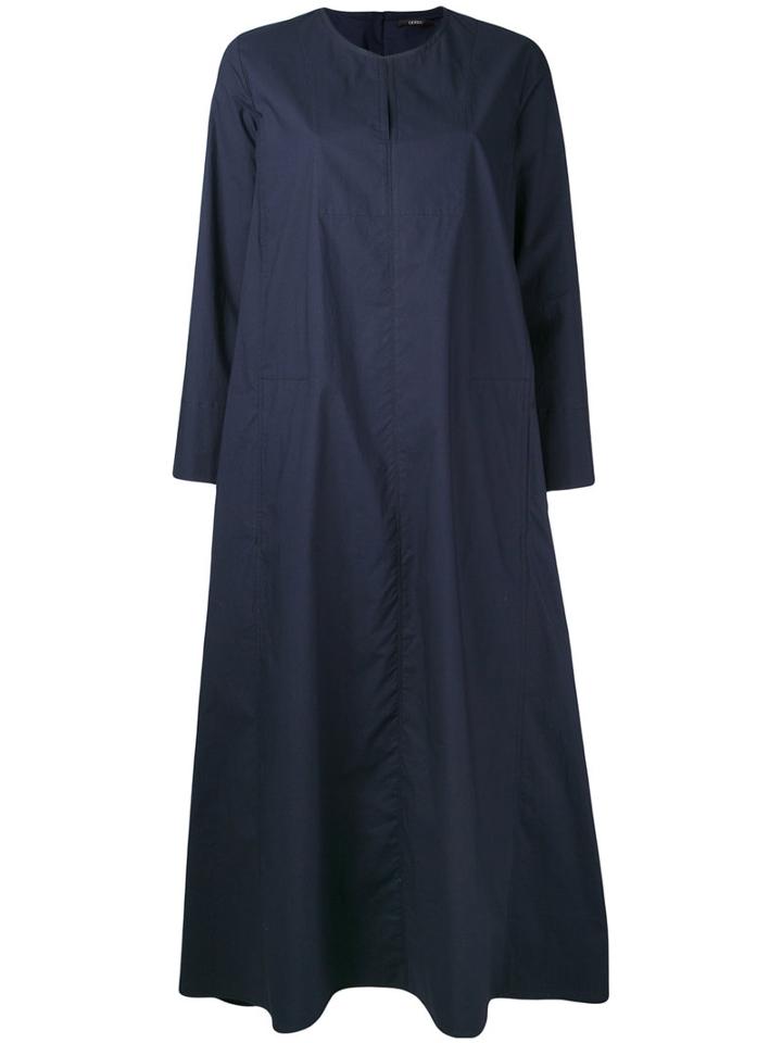 Odeeh - Relaxed Shift Dress - Women - Cotton - 34, Blue, Cotton