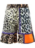 Pierre-louis Mascia Leopard Print Shorts - Multicolour