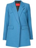 Strateas Carlucci West Houndstooth Blazer - Blue