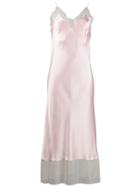 Walk Of Shame Lace Trim Dress - Pink
