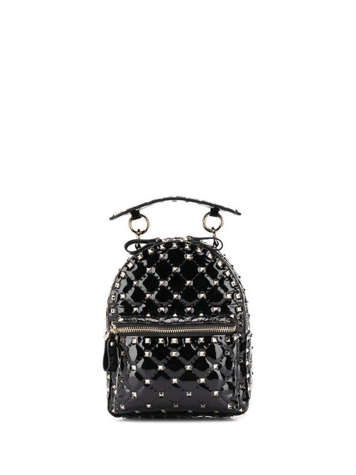 Valentino Rockstud Spike Backpack - Black