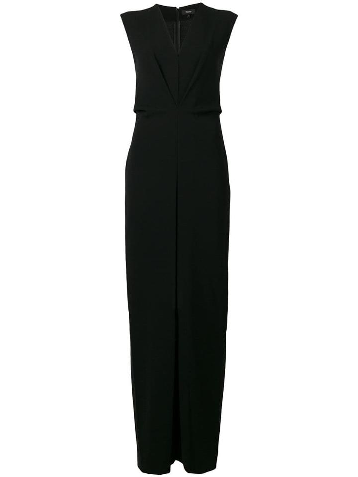 Theory Ruched Waist Jumpsuit - Black