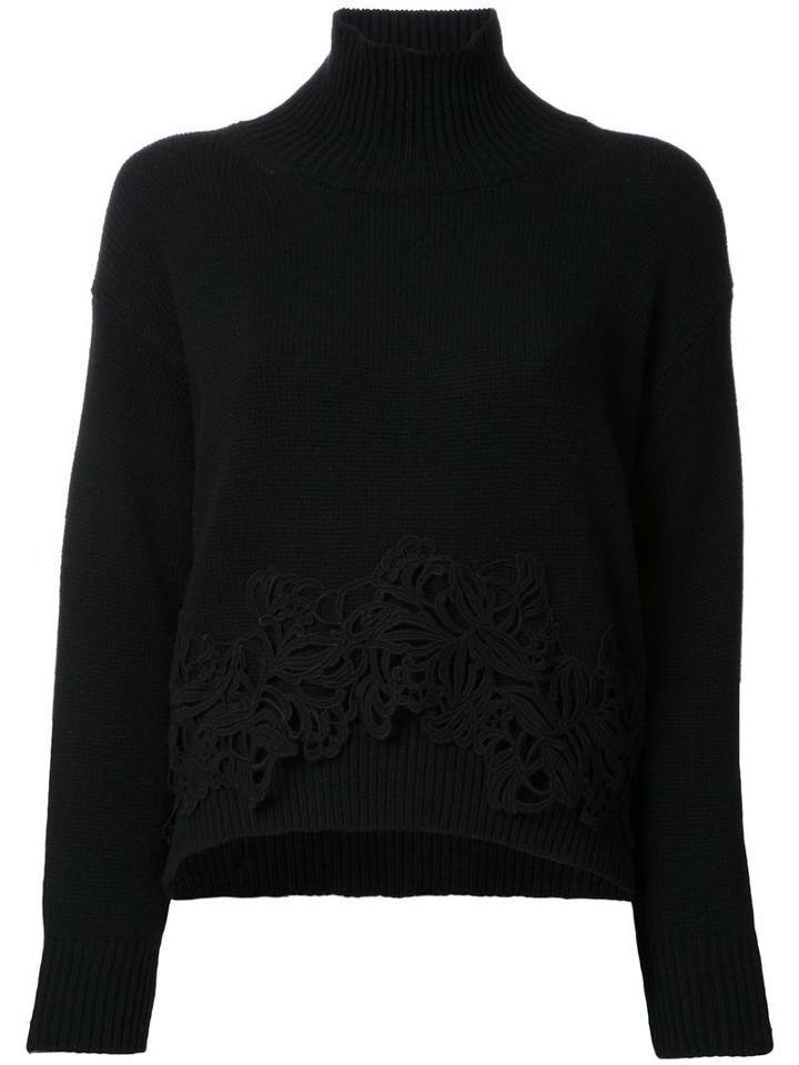 Ermanno Scervino Turtle Neck Jumper, Women's, Size: 40, Black, Wool/cashmere