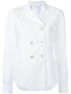 Boglioli Double-breasted Short Coat - White