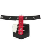 Okhtein Colour Block Belt Bag - Black