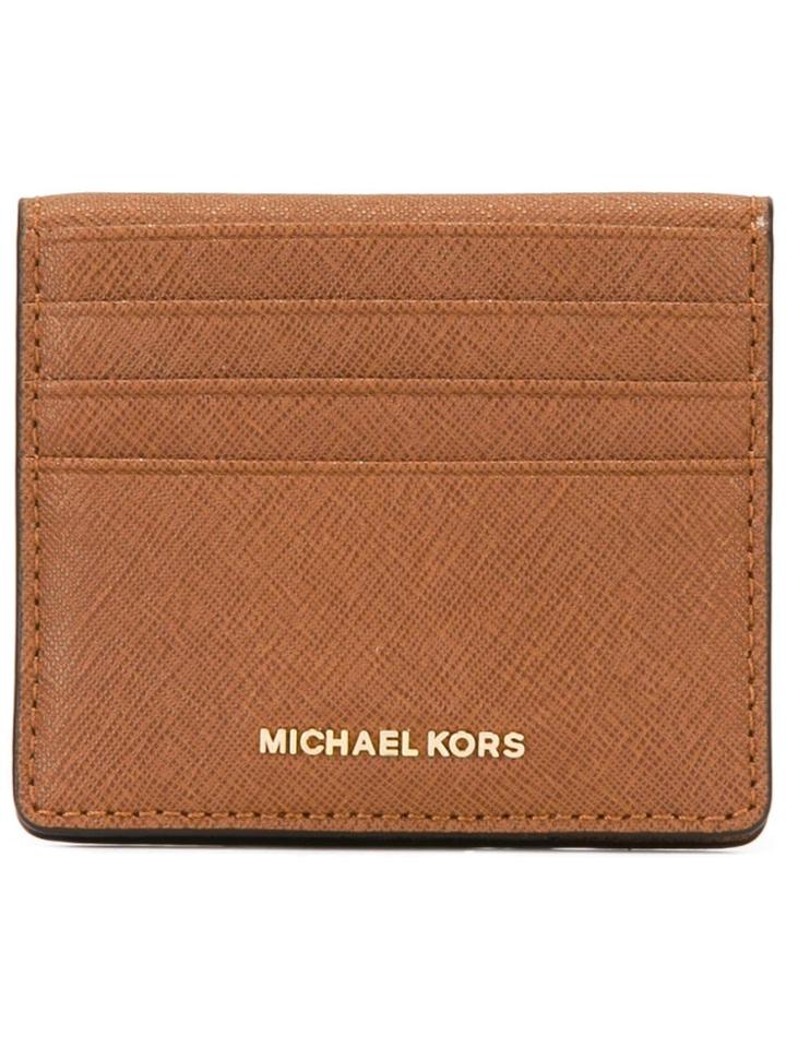 Michael Michael Kors 'jet Set Travel' Cardholder - Brown
